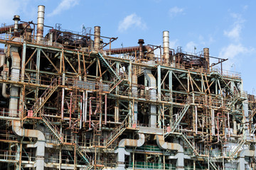 Fototapeta premium Petrochemical industrial plant