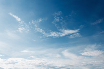 Fototapeta na wymiar White Clouds on the blue sky
