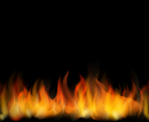 Fire. Seamless background