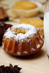 Muffins on the table