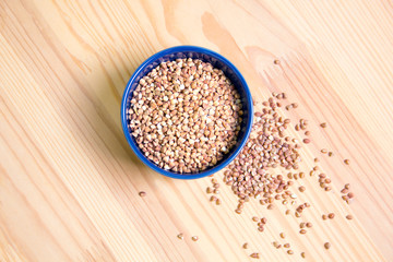 buckwheat on the table
