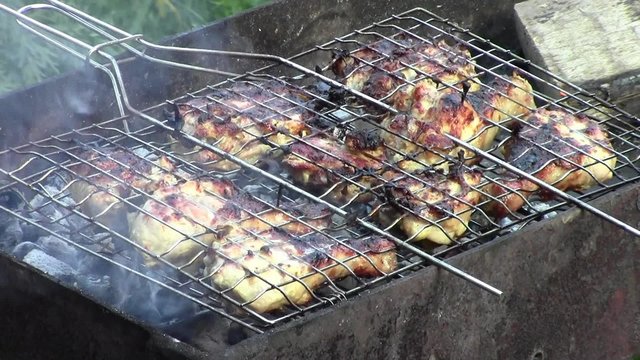 Приготовление Шашлыка и барбекю на природе.