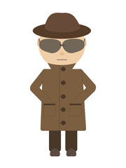 Иконка шпион. Иконка агент. Таинственный незнакомец