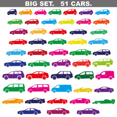 big set. 51 different cars.