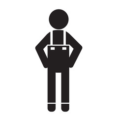 Cleaner Man and Cleaning Tool Equipment Illustration design