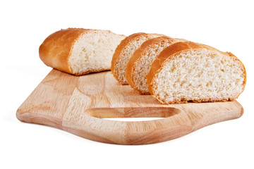 Loaf of white bread
