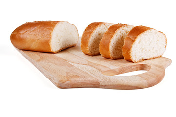 Loaf of white bread