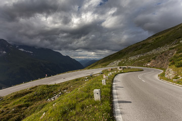 Alpine road in Austria - Grossglocknerstrasse
