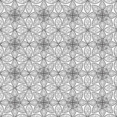 Abstract floral ethnic pattern. Geometric ornament. ornamental  textured background.