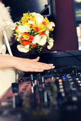  bride is the DJ