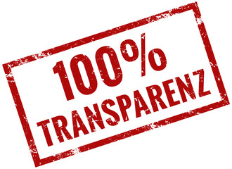 100% Transparenz Stempel rot grunge