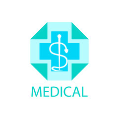 medical logo emblem vector 