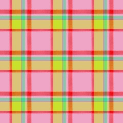 Seamless traditional Scottish colourful tartan fabric / cloth background or texture