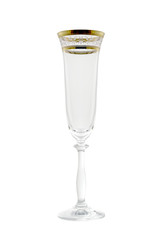 glass of champagne isolated