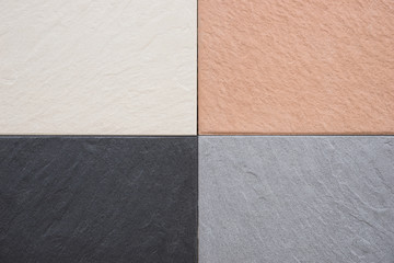 Farbige Bodenplatten