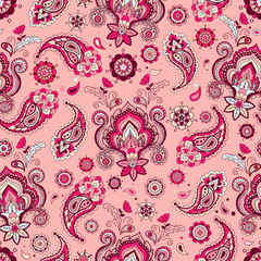 Vintage floral seamless pattern