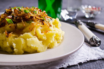 Homemade mashed potatoes