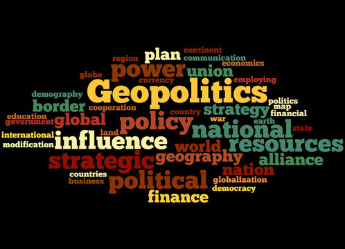 Geopolitics, Word Cloud Concept 6