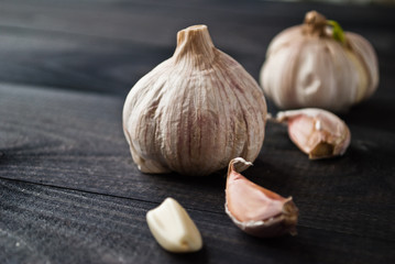 Whole head of garlic