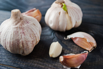 Whole head of garlic