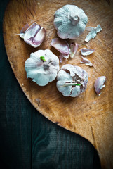 Whole head of garlic