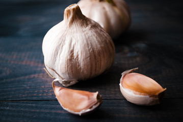 Whole head of garlic