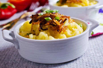 Homemade mashed potatoes