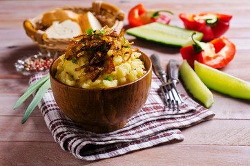 Homemade mashed potatoes