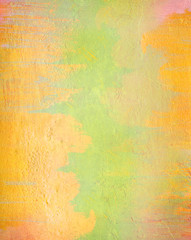 Grunge color texture, yellow and green color, old scratched surface