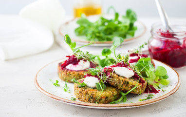  Fritters with quinoa