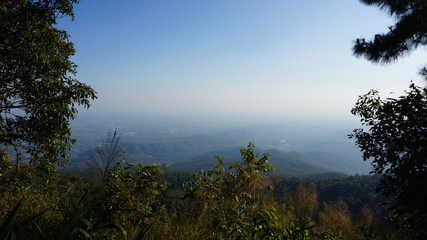 Clouds in mountain