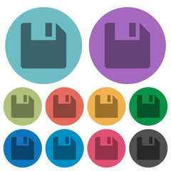 Color save flat icons