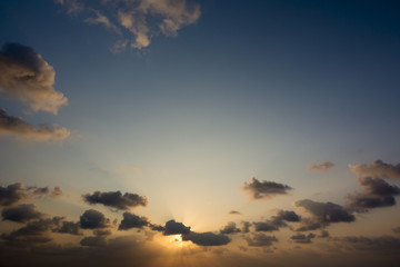 Sunset Sky Background