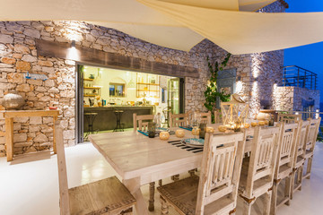 dinning area in a resort
