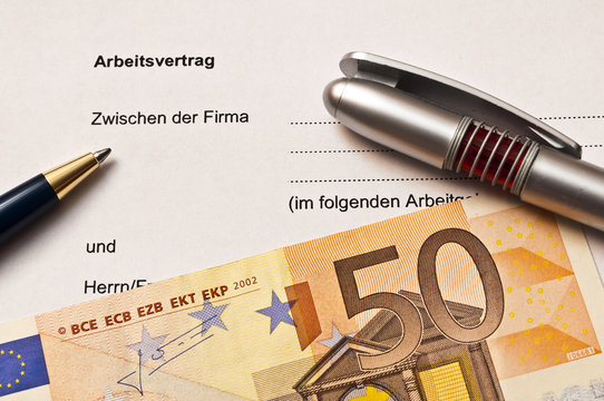 Arbeitsvertrag Mustermann