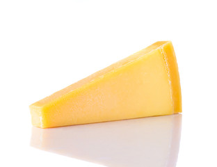 Parmigiano-Reggiano Parmesan Cheese on White
