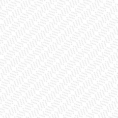 Geometric vector ornament with light silver dotted pattern. Seamless abstract background