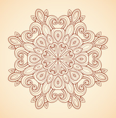 Mandala in Indian style