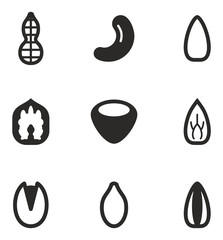 Healthy Snacks Icons 