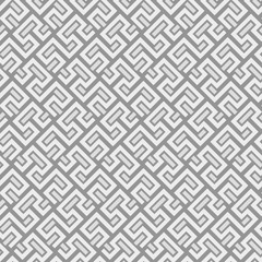 Seamless geometric pattern by gray stripes. Modern vector background with repeating lines