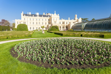 Lednice Palace with garden, Czech Republic