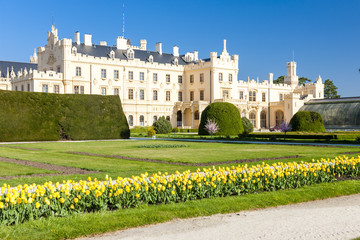 Fototapeta premium Lednice Palace with garden, Czech Republic