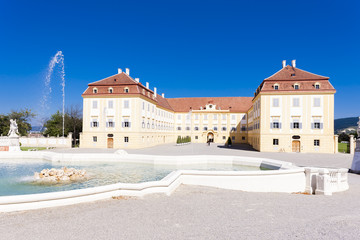 Obraz premium Palace Hof with a fountain, Lower Austria, Austria