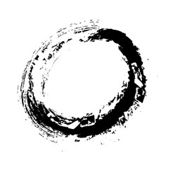 grunge vintage circle shape background and texture