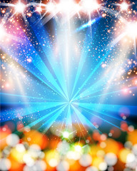 Light neon party background easy all editable