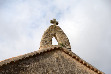 Obraz premium Kreuz an der Ermita St. Miguel, Mallorca