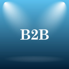 Fototapeta premium B2B icon