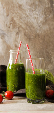 Green smoothies for a diet of spinach