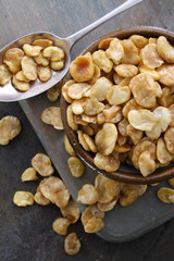 fried broad beans snack