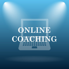 Online coaching icon